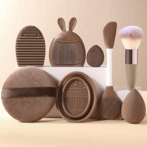 8pcs Makeup Tool Kit Facial Mask Brush
