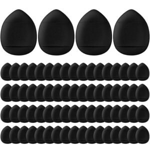 72 Pcs Finger Powder Puff Mini Makeup Sponge Soft Beauty Makeup Blender