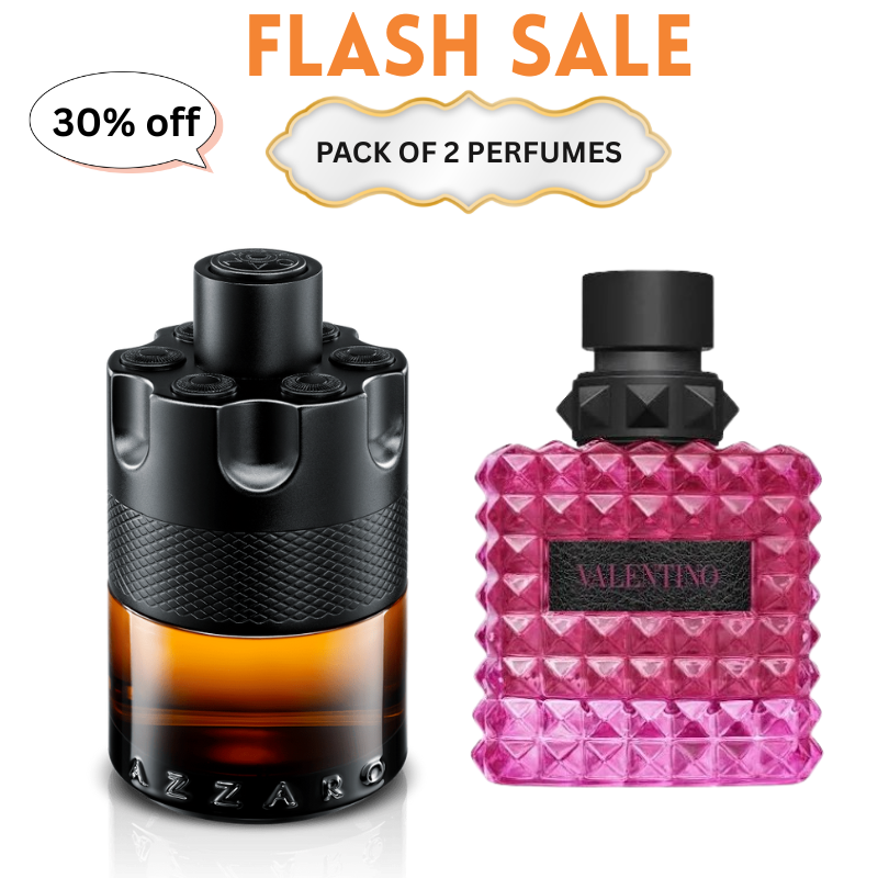Azzaro Wanted & Valentino Donna – Pack of 2 Perfumes (30% OFF | Limited Flash Sale