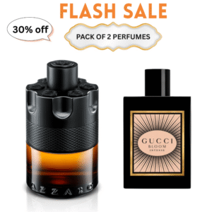 Azzaro Wanted + Gucci Bloom Intense – Designer Perfume Duo | Pack of 2 | 30% OFF Flash Sale