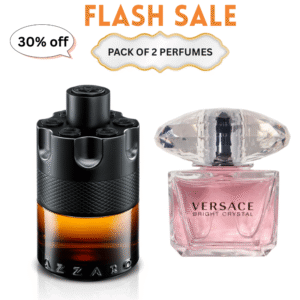 Azzaro Wanted + Versace Bright Crystal – Perfume Duo | Pack of 2 | 30% OFF Flash Sale